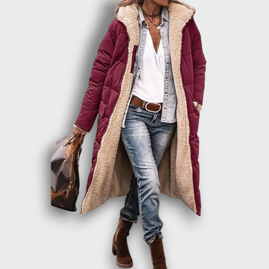 Manteau long femme cozy chic
