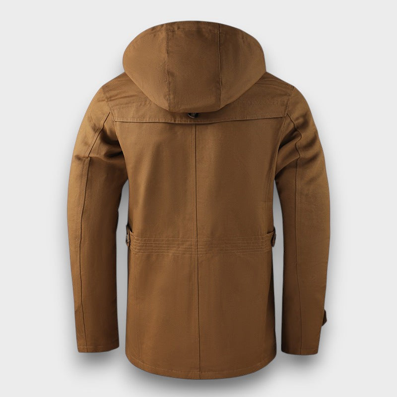 Veste parka chaude à capuche (homme)