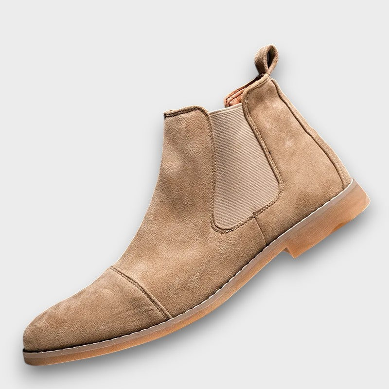 Bottine chelsea daim moderne (homme)