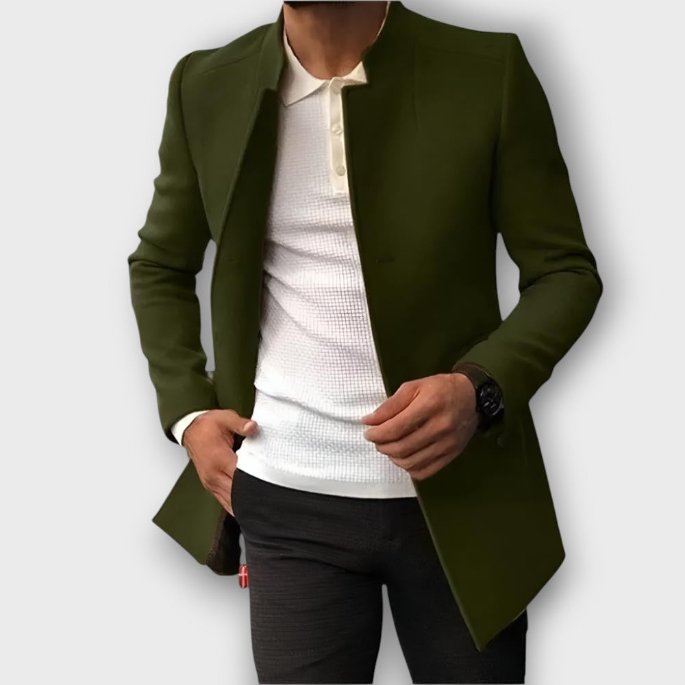 Blazer élégant à col montant (homme)
