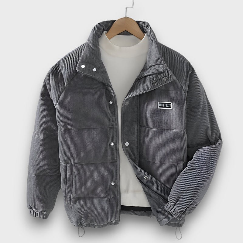 Veste matelassée en velours côtelé (homme)
