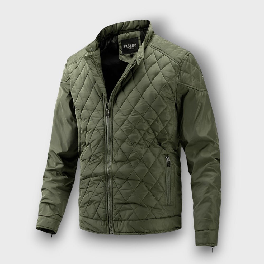 Veste matelassée homme avec fermeture éclair