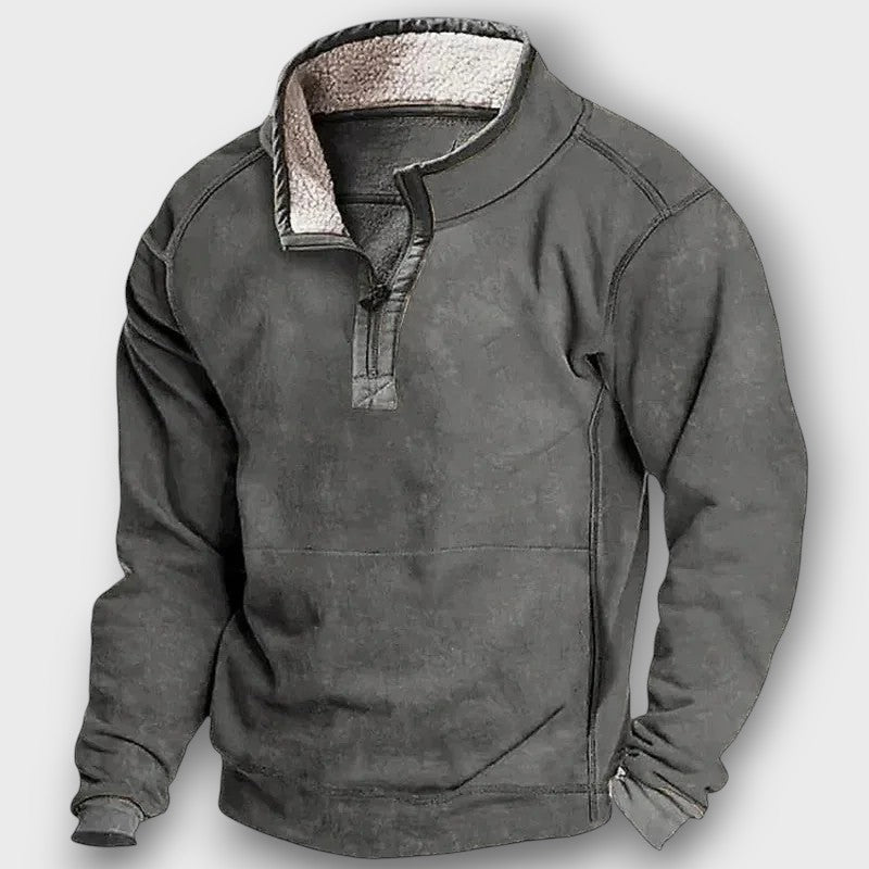 Pull polaire à demi-fermeture éclair (homme)