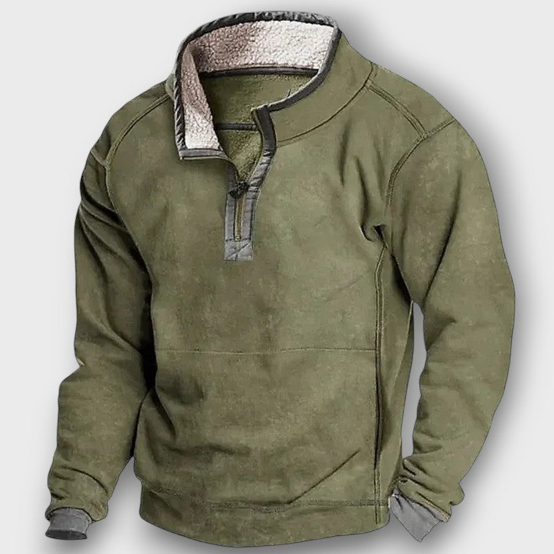 Pull polaire à demi-fermeture éclair (homme)
