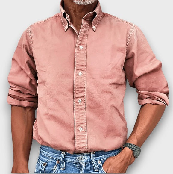 Chemise classique à col boutonné (homme)