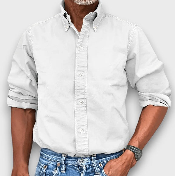 Chemise classique à col boutonné (homme)
