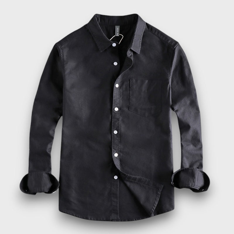 Chemise décontractée homme avec poche poitrine