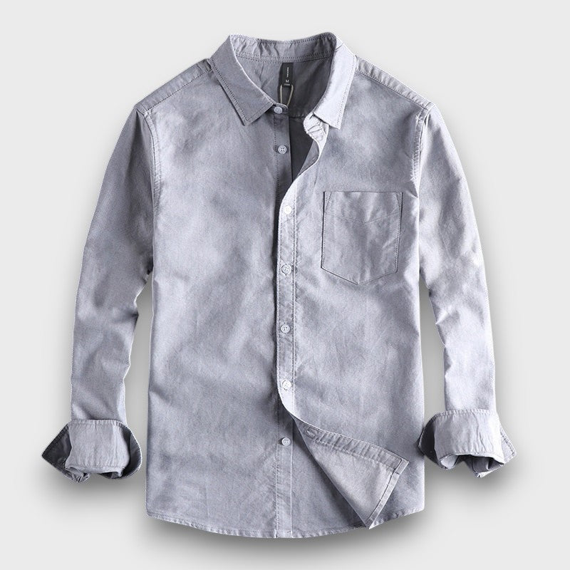 Chemise décontractée homme avec poche poitrine