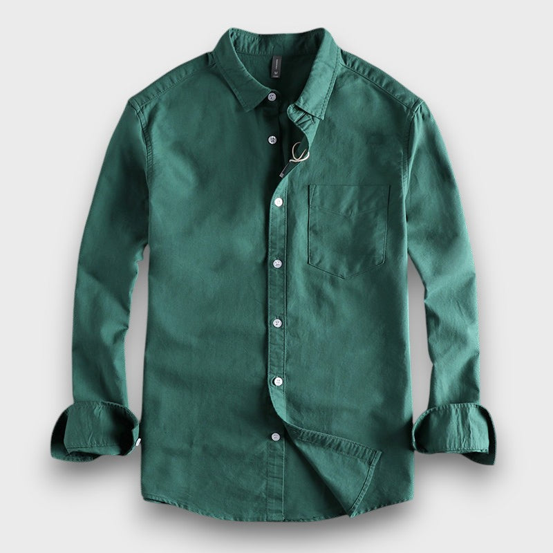 Chemise décontractée homme avec poche poitrine