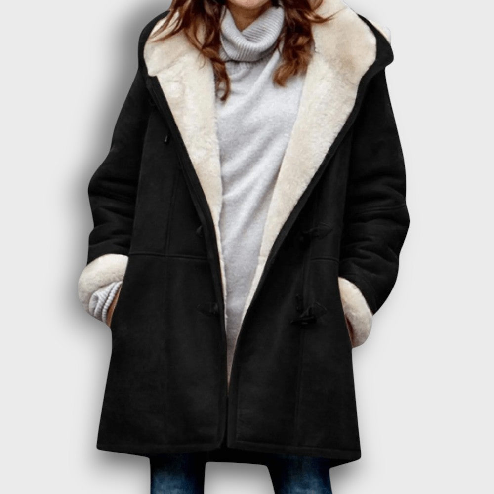 Manteau en peau lainée d'hiver (femme)