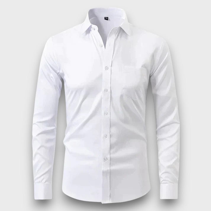 Chemise de bureau classique avec poche poitrine (homme)