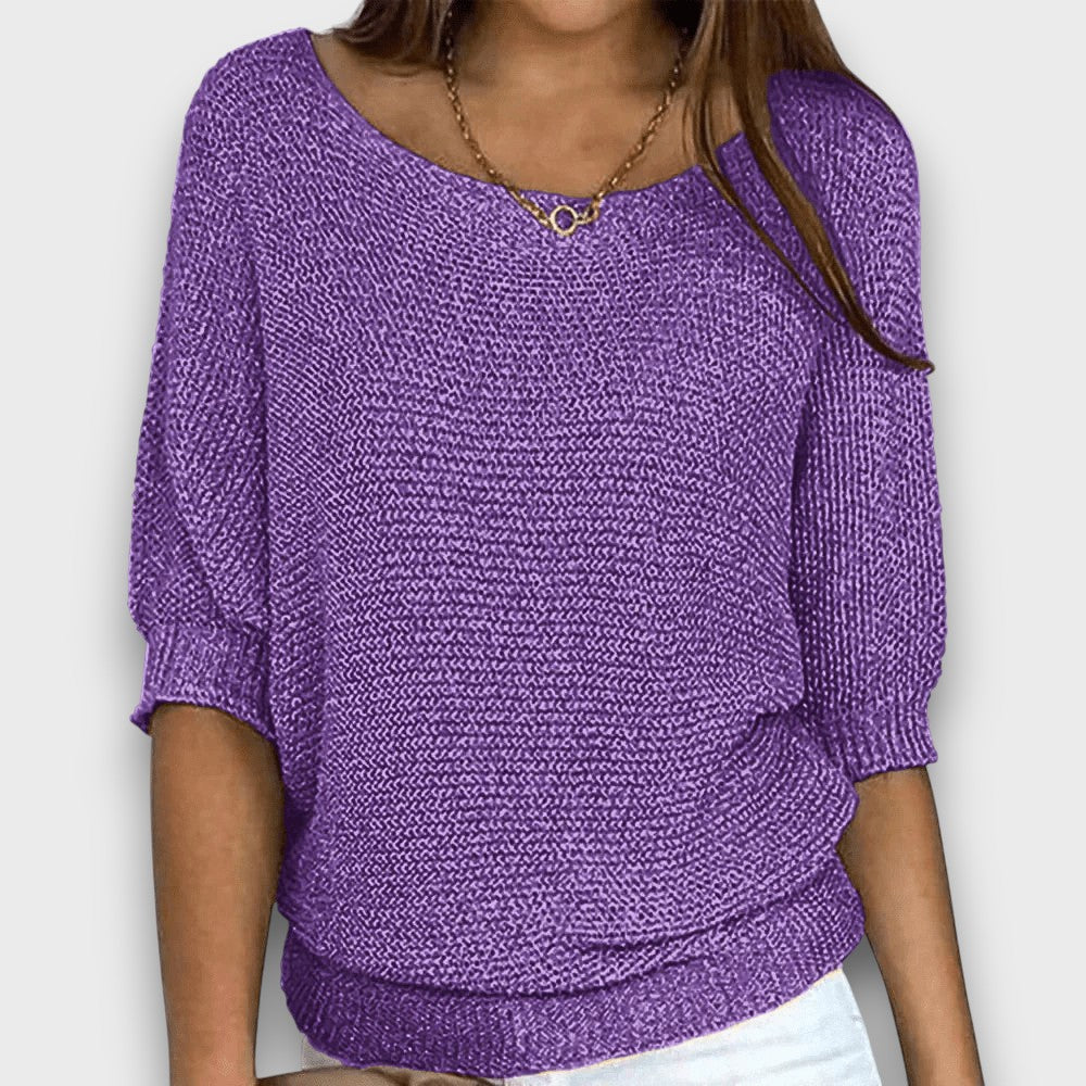 Pull femme en maille
