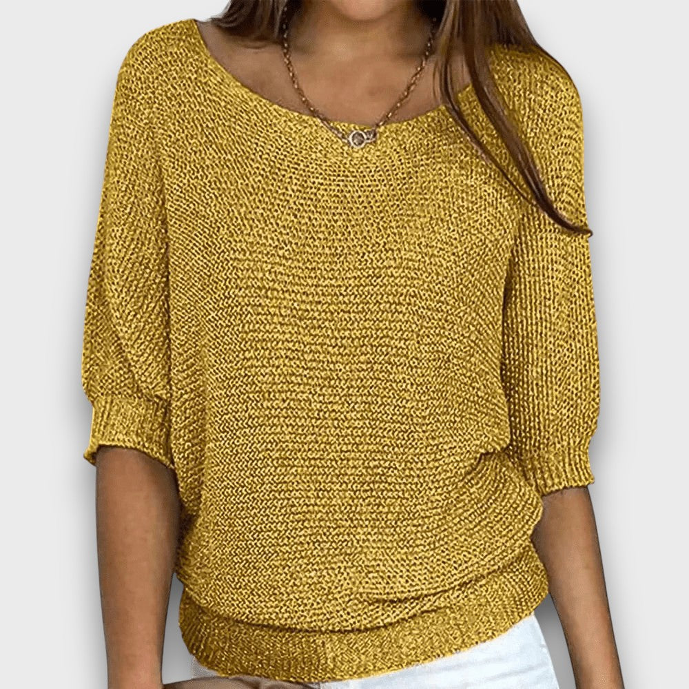Pull femme en maille