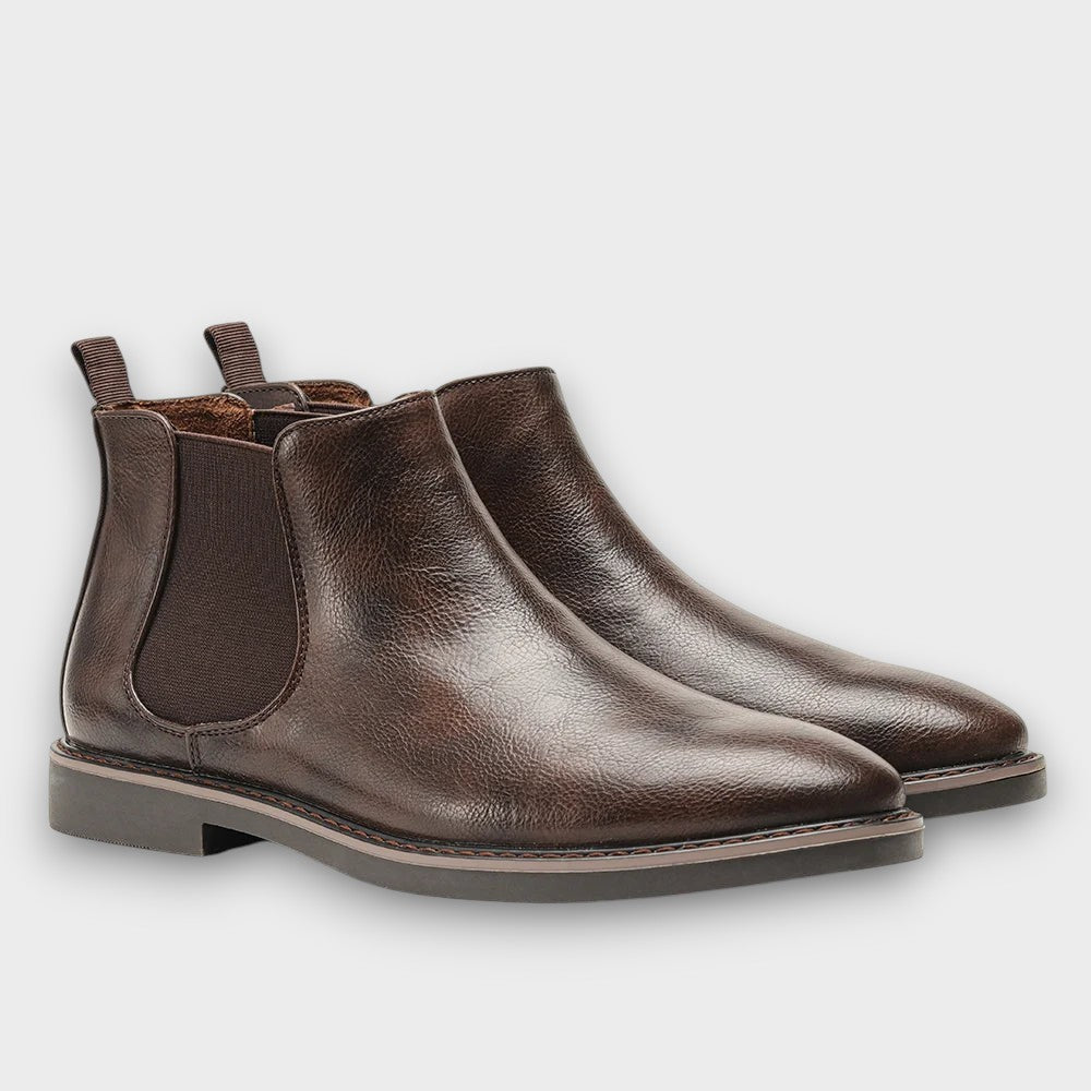 Bottines Chelsea classiques en cuir (homme)