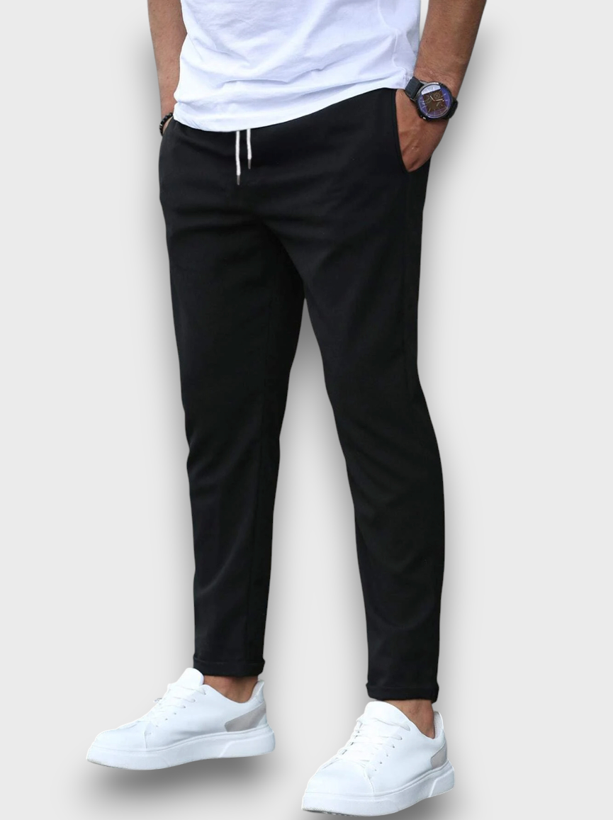 Pantalon de jogging avec cordon de serrage et coupe ajustée (homme)