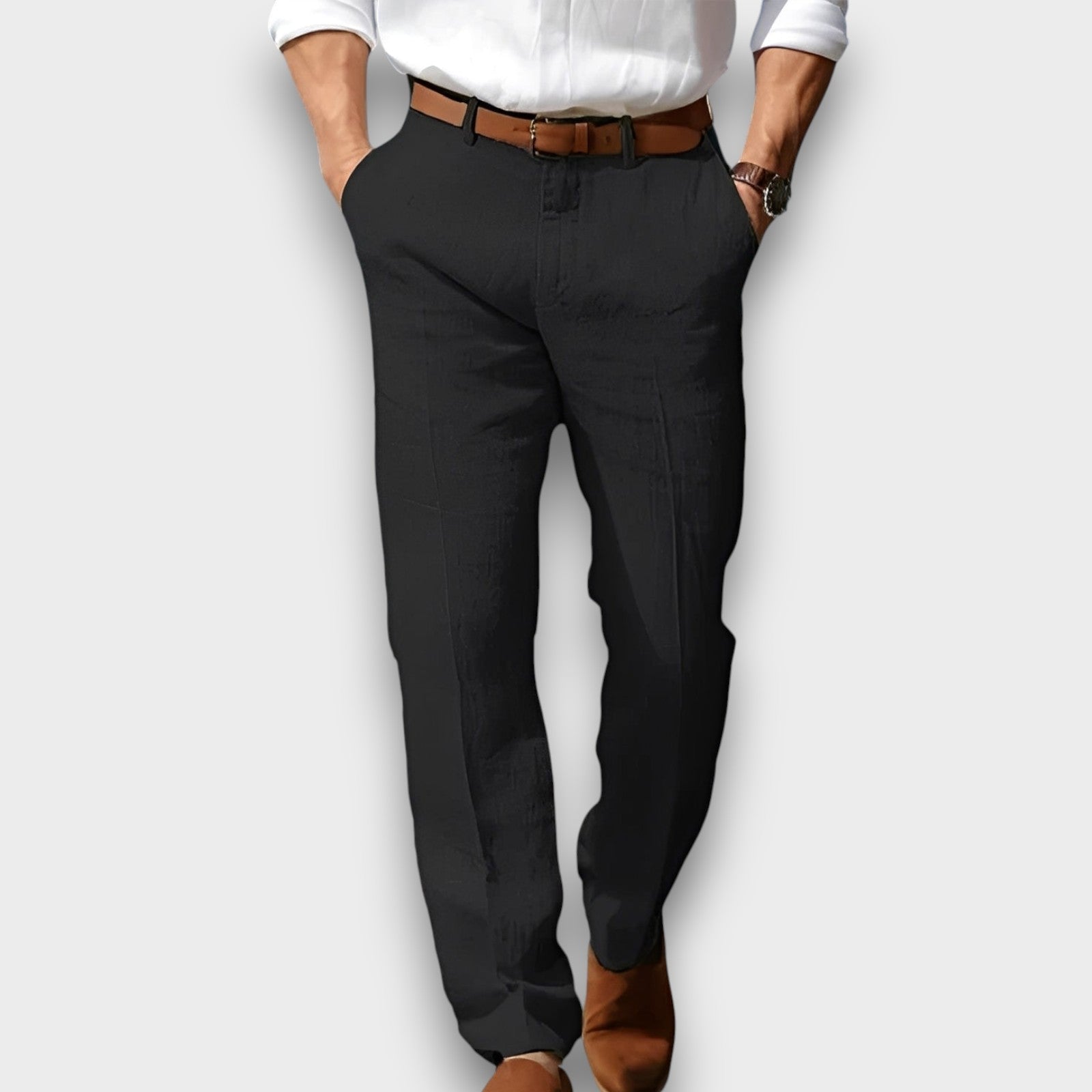 Pantalon d’été léger en lin (homme)