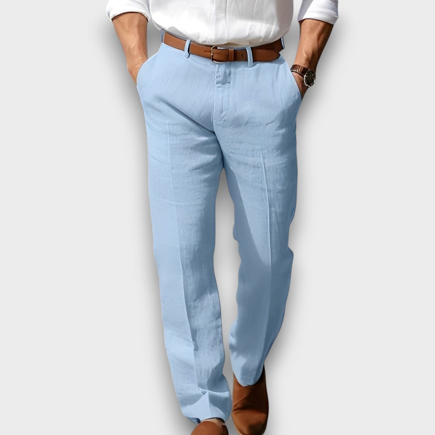 Pantalon d’été léger en lin (homme)