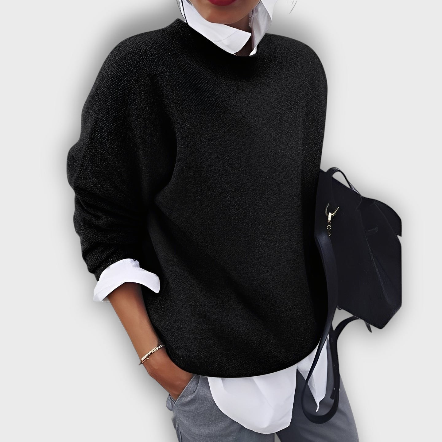 Pull femme style classique