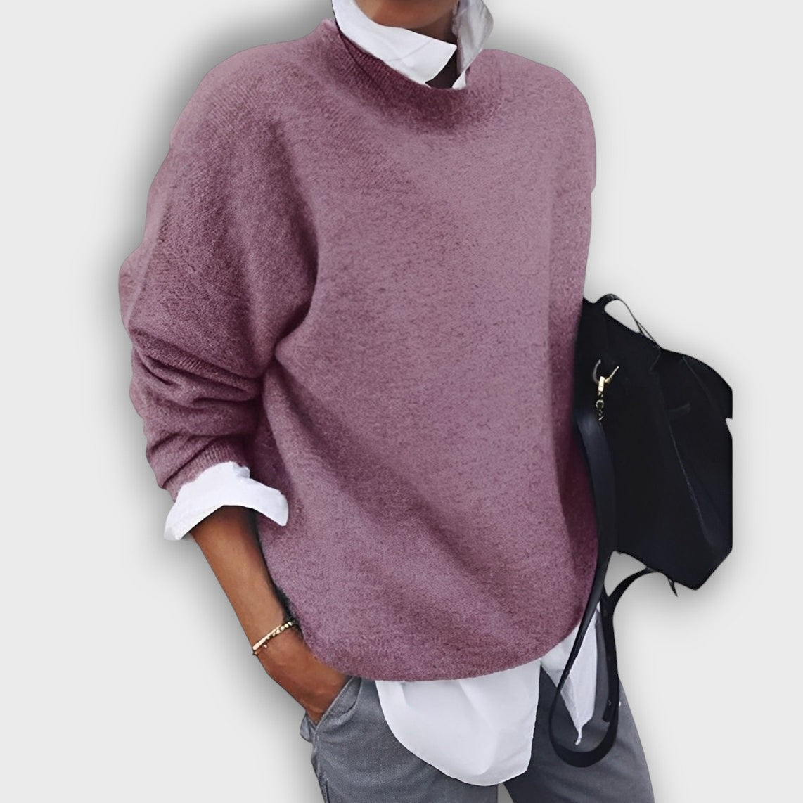 Pull femme style classique