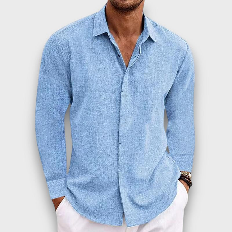 Chemise en lin à manches longues (homme)