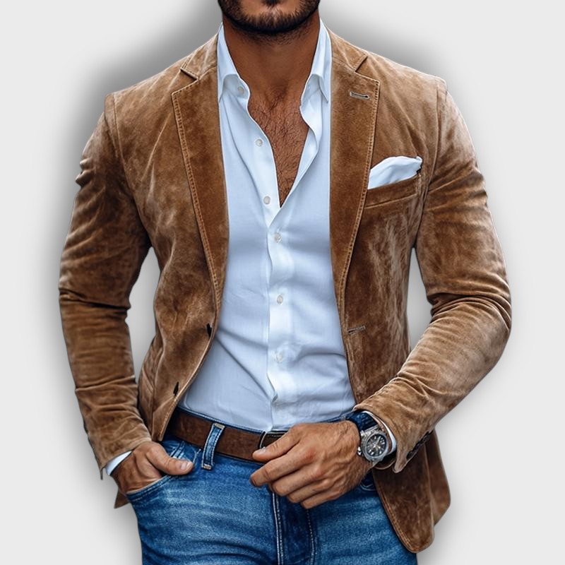 Veste en velours côtelé élégante pour (homme)