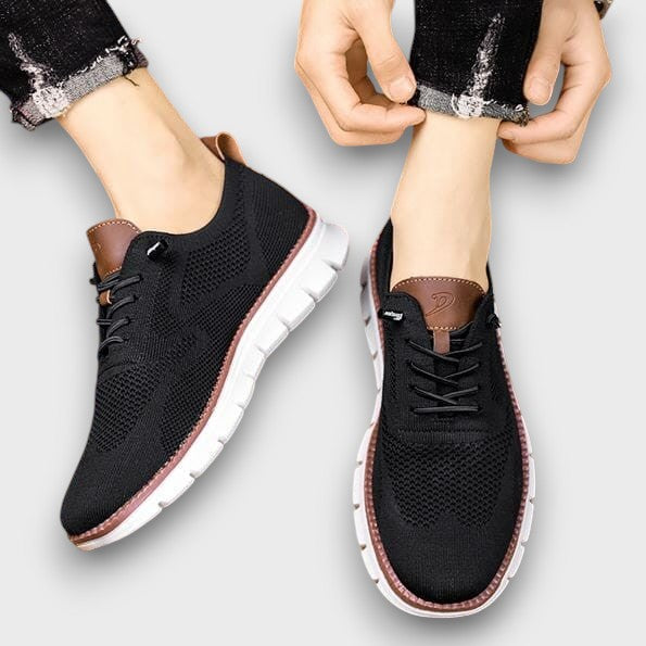 Baskets légères en maille avec semelle flexible (homme)